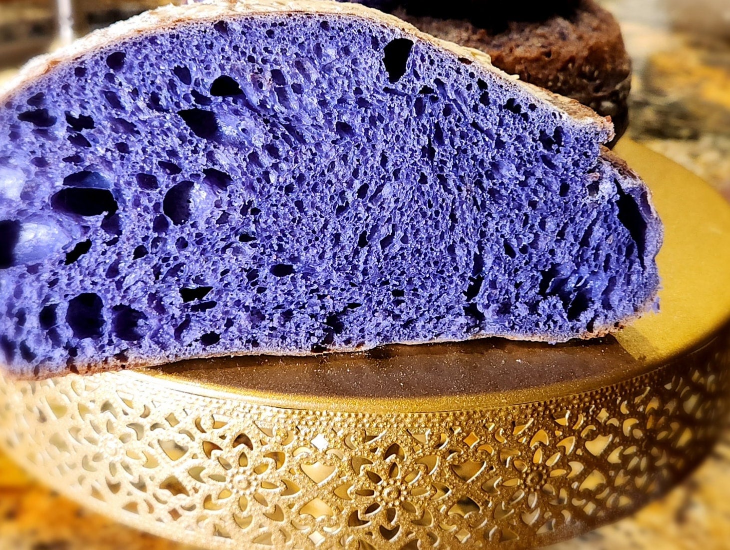 First try at Full Proof Baking's Butterfly blue oat porridge bread :  r/Sourdough